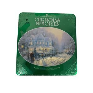 New Sealed 3 CD Tin 50 All-Time Christmas Favorites Thomas Kincade Postcards